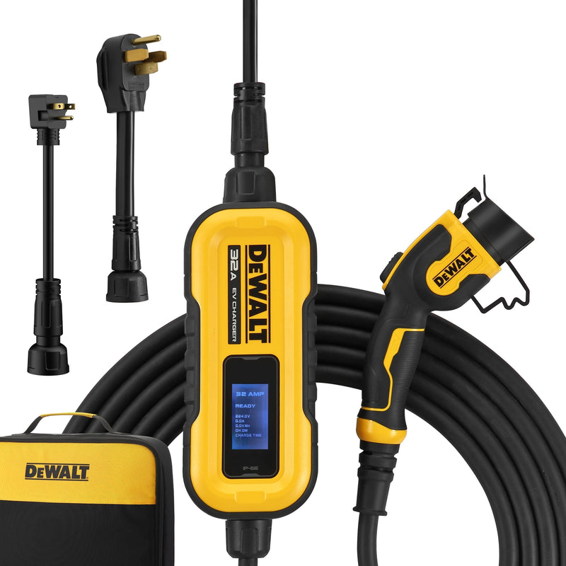 DeWalt 32A Level 1 & 2 NEMA 5-15 & 14-50 J1772 EV Charger C4