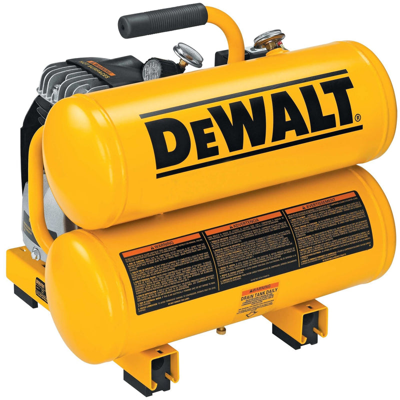 DEWALT 4-Gallon Twin Stack Air Compressor, 125 PSI C4
