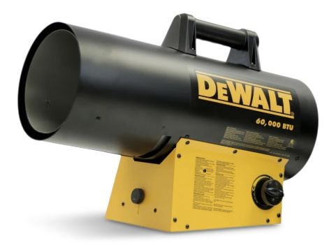 DEWALT 60,000-BTU Lightweight Propane Forced Air Heater D5