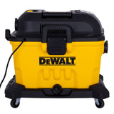 DeWalt AC/DC Poly Dry/Wet Vacuum, Water-Resistant Off/Eco/Max Switch, 34-L
