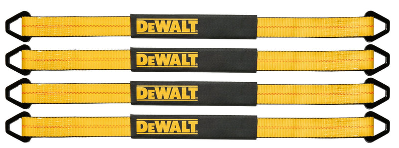 DEWALT DXBC80005 Premium Axle Strap Kit, 12000-lb Break Strength, 4-pk G3