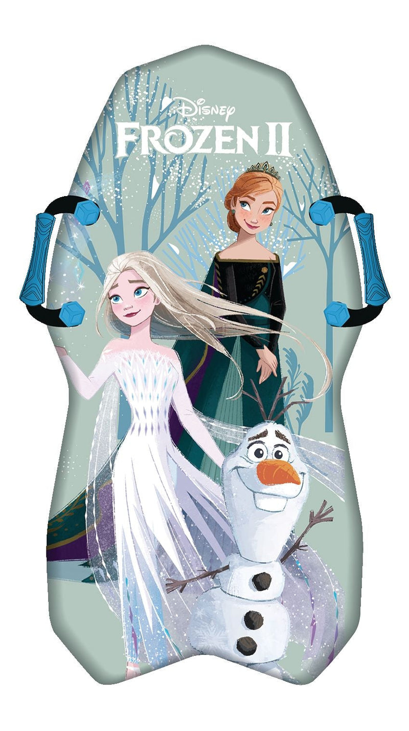 Disney Frozen 2 Kids' 1-Person Lightweight Foam Winter Snow Sled/Toboggan with Handles C2