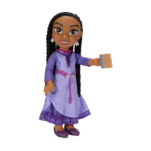 Disney Wish Asha Core Collectible Doll, Large 14-in Toy Figure for Kids, Ages 3+ C1