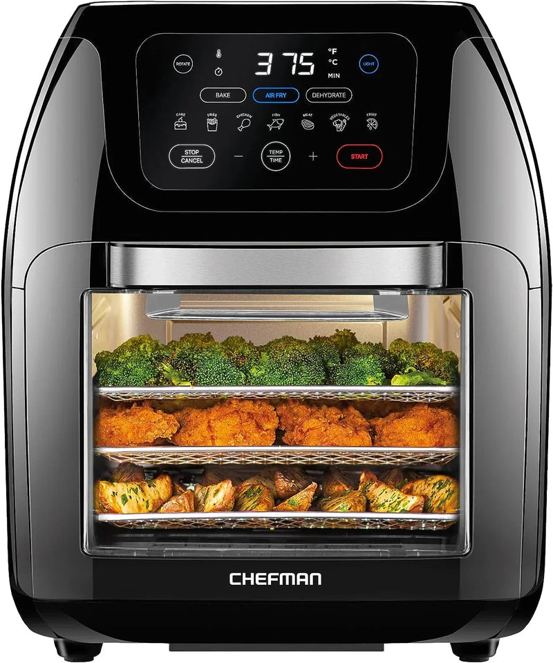 CHEFMAN Multifunctional Digital Air Fryer Rotisserie, Dehydrator, Convection Oven Q6