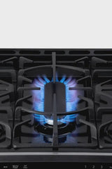 Kenmore 22-76853 5.6 cu. ft. Front-Control 5 Burner True Convection Gas Range with Oven, Large Window, Three Oven Racks, Dishwasher Safe Cast Iron...