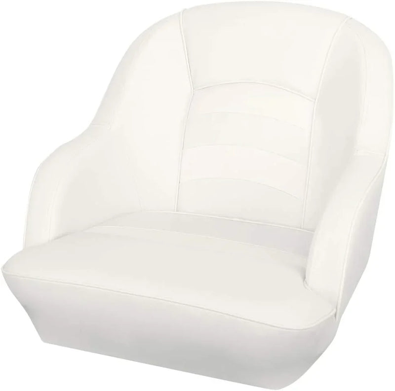 Bucket Pontoon Boat Seat (White/Blue) B8