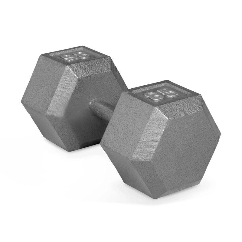 CAP Barbell 85lb Cast Iron Hex Dumbbell, Single A4