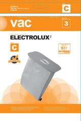 Electrolux Type C Replacement Allergen Vacuum Cleaner Bags, 3-pk