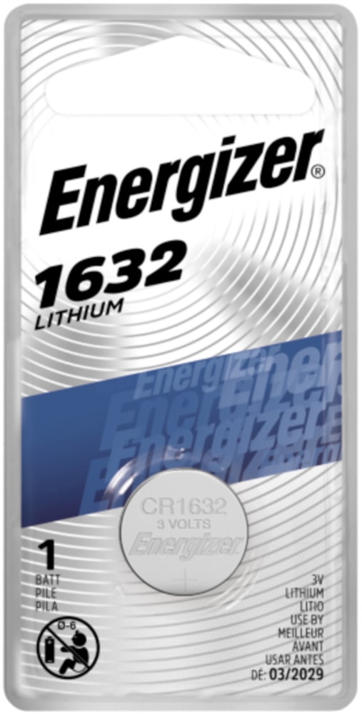 Energizer 1-pk CR1632 3V / 3 Volt Lithium Coin Cell Battery B4