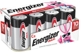 Energizer Max C Batteries, Long Lasting, All Purpose, Alkaline, 8-pk