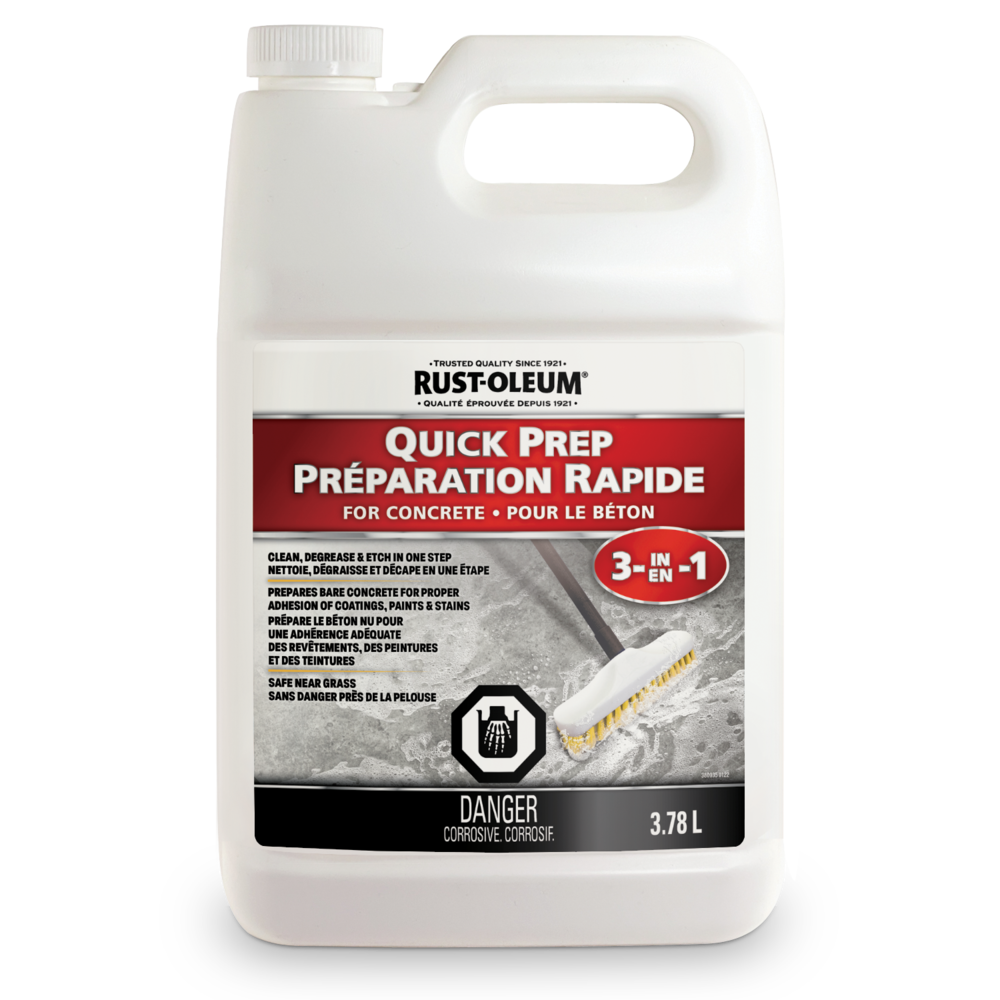 EpoxyShield Fast Prep 3-in-1 Concrete Prep, 3.78-L