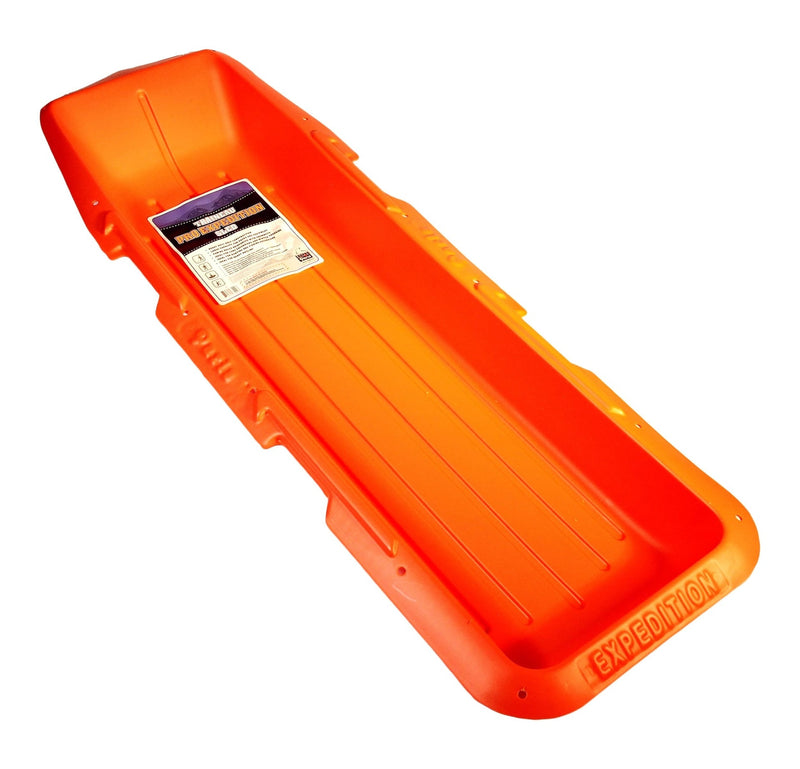 ERA Pro Expedition Heavy Duty Multi-Functional Snow Sled, Orange, 60-in N6