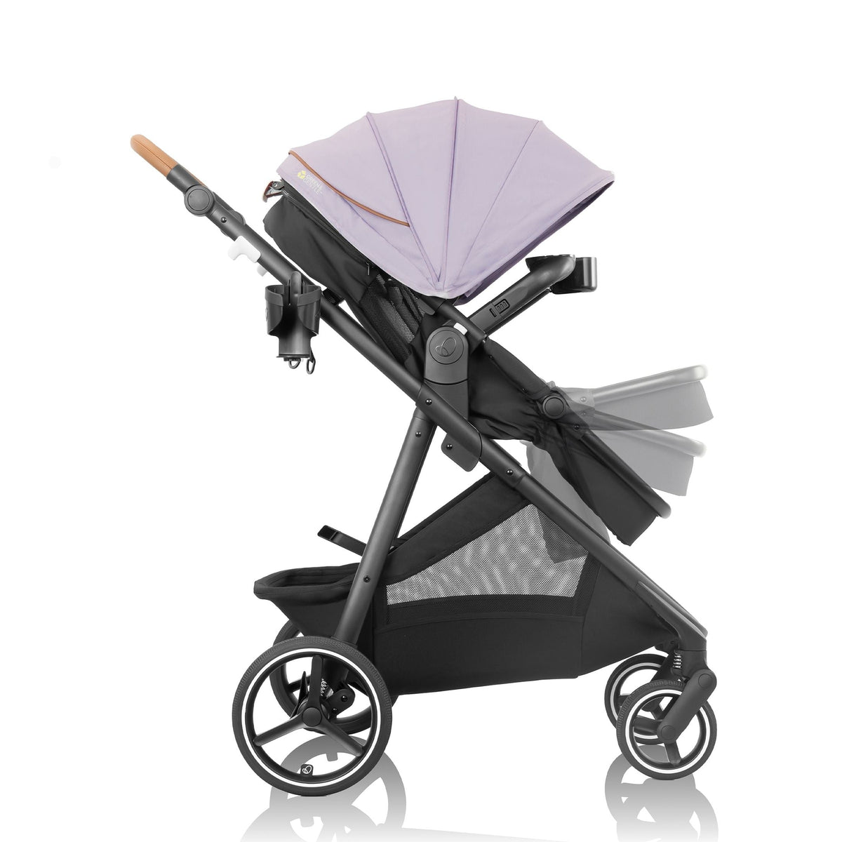 Evenflo Shyft Intuiti+ Stroller withGreen and Gentle Purple