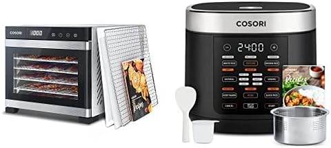 COSORI 10 Cup Rice Cooker with 18 Functions, Stainless Steel Inner Pot T5