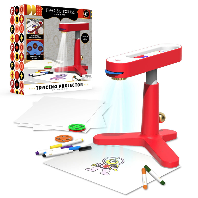FAO Schwarz Toy Art Tracing Projector Tripod, Red Y1