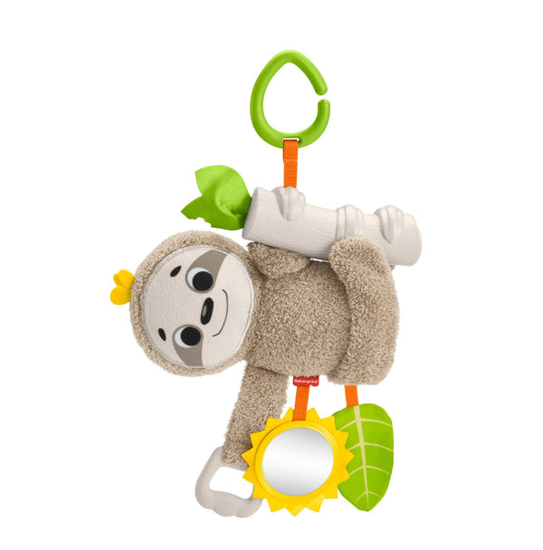 Fisher-Price Slow Much Fun Portable Stroller Sloth, Ages 0+ M6