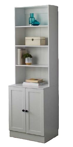 For Living Bookcase Cabinet, White T0