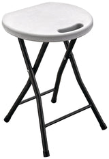 For Living Folding Portable Stool, Lightweight, Steel Frame