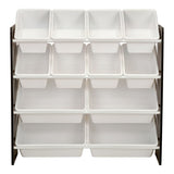 For Living Stain & Rust Resistant Sturdy 12-Bin Organizer, Grey