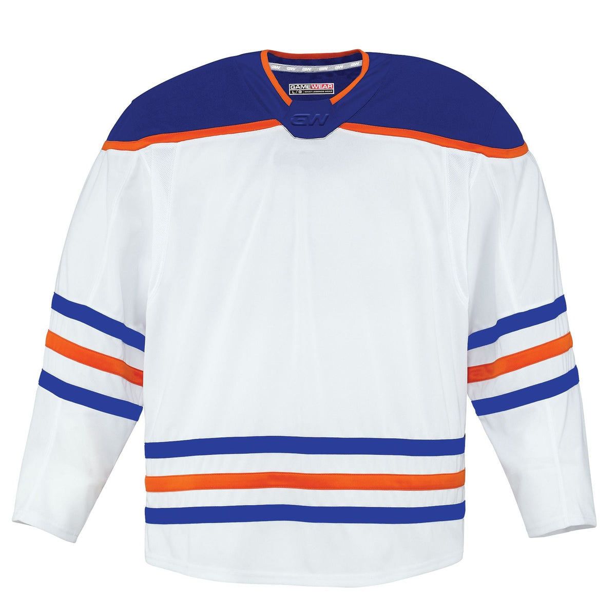 Gamewear 8500 Pro Team Hockey Jersey, Junior, Edmonton Oilers Away Colours, Various Sizes