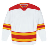 Gamewear 8500 Pro Team Hockey Jersey, Senior, Calgary Flames Away Colours, Various Sizes
