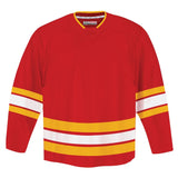 Gamewear 8500 Pro Team Hockey Jersey, Senior, Calgary Flames Home Colours, Various Sizes