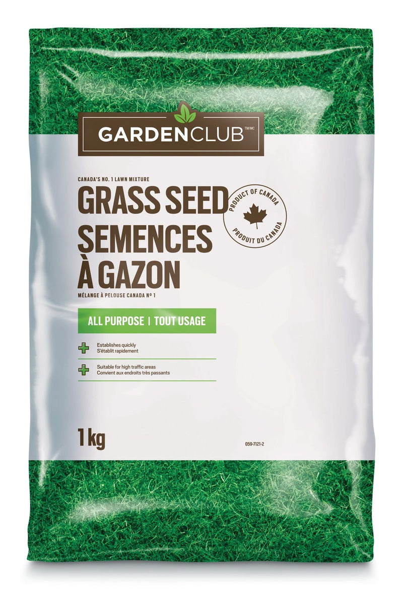 Garden Club All Purpose Grass Seed, 1-kg A0