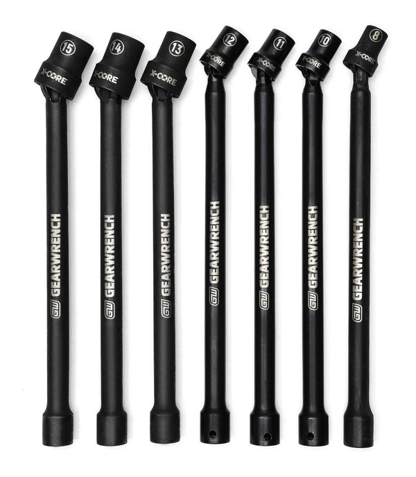 GearWrench 3/8-in Drive Impact Extension Socket Set, 7-pc, 3/8-in, Metric A0