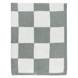 Gerber Childrenwear Green Checkered Silky Mink Baby Blanket