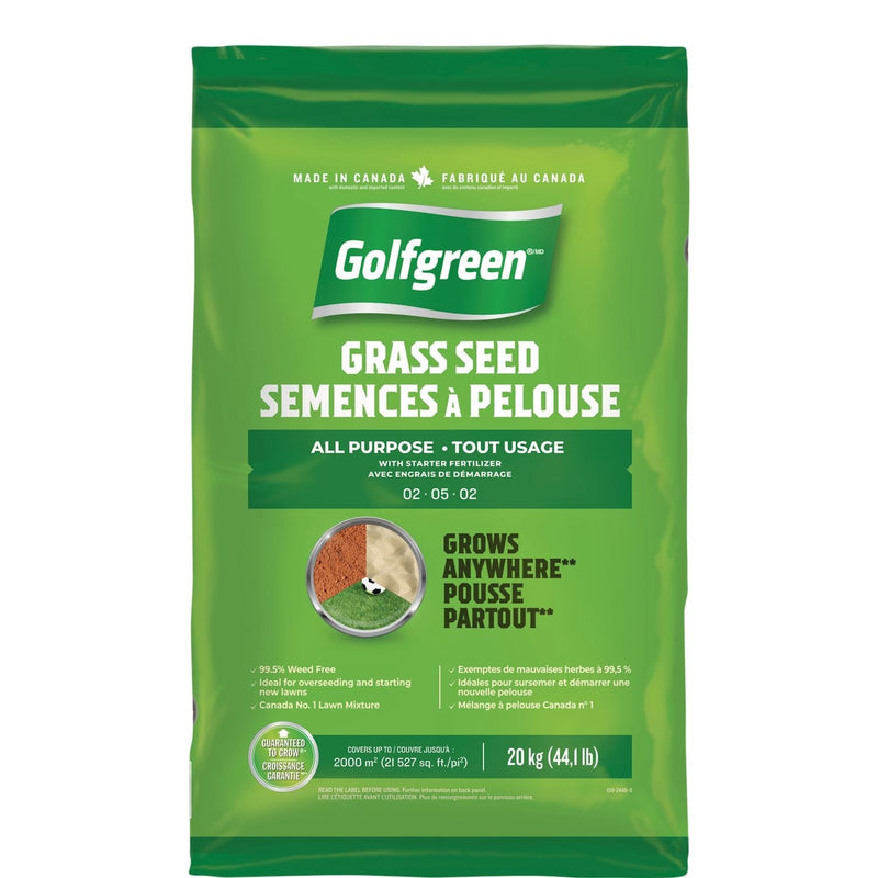 Golfgreen All Purpose Grass Seed with Starter Fertilizer, 20kg U8