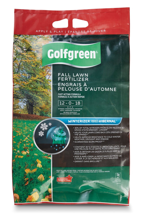 Golfgreen Fall Lawn Fertilizer, 12-0-18, 6-kg F4