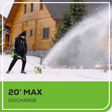 Greenworks 40V Cordless Snow Shovel, 12-in (Tool Only)