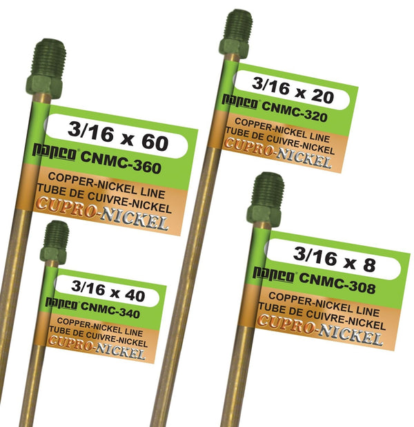 H. Paulin CNMC320 Nickel Brake Line, European, 20 x 3/16-in Please make sure this part fits your need W6