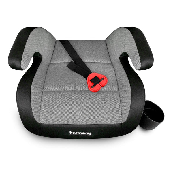 Harmony Journey Deluxe Backless Booster Car Seat, Heather Grey T5