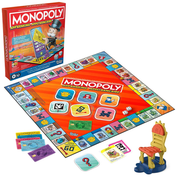 Hasbro Games Monopoly App Banking Board Game for Ages 8+ S8