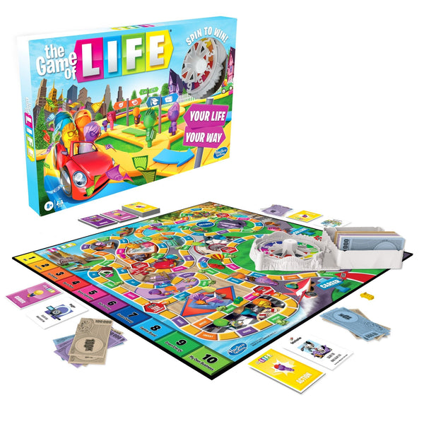 Hasbro Games The Game Of Life Classic 2-4 Player Board Game, English/French, Ages 8+ G4