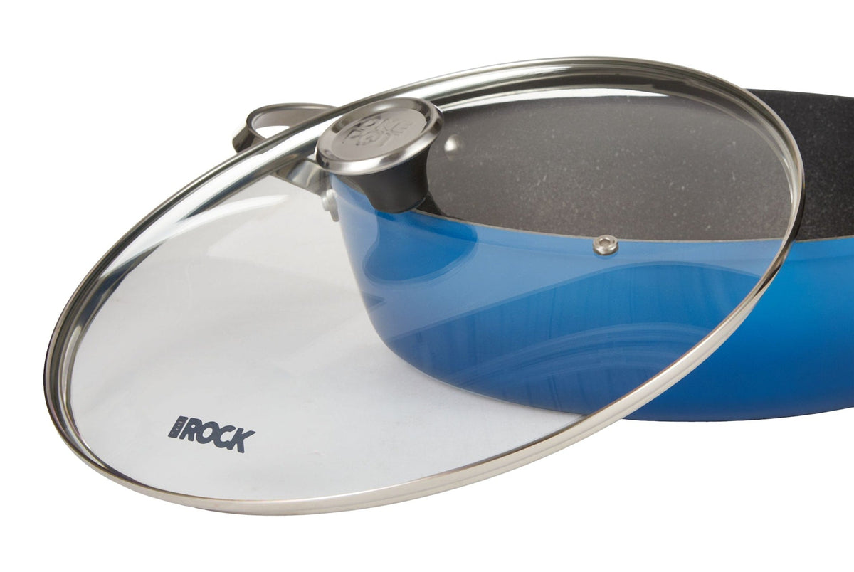 Heritage The Rock One-Pot Dutch Oven, Dishwasher & Oven Safe, Blue, 5qt