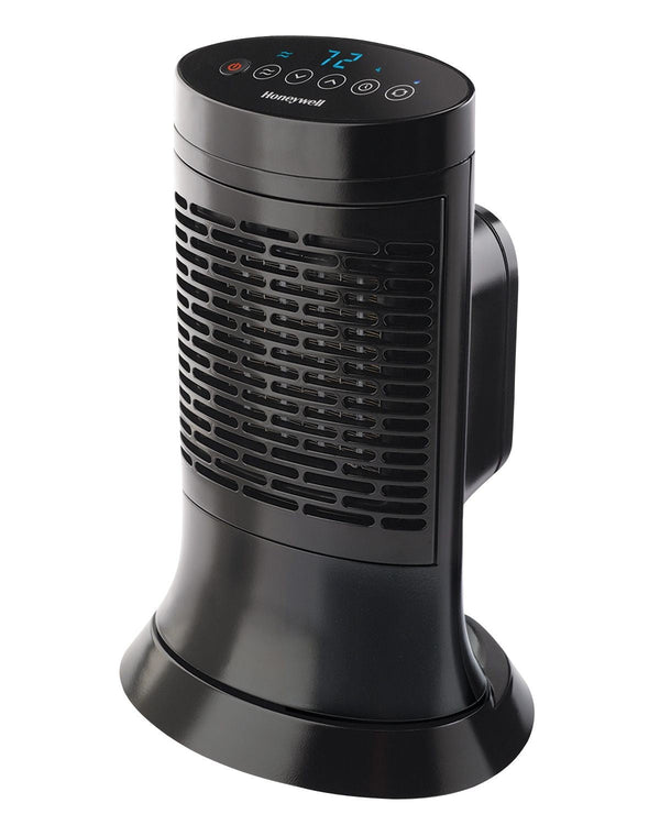 Honeywell HCE351C Digital Mini-Tower Ceramic Space Heater, 1500W, Black D5