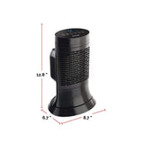 Honeywell HCE351C Digital Mini-Tower Ceramic Space Heater, 1500W, Black