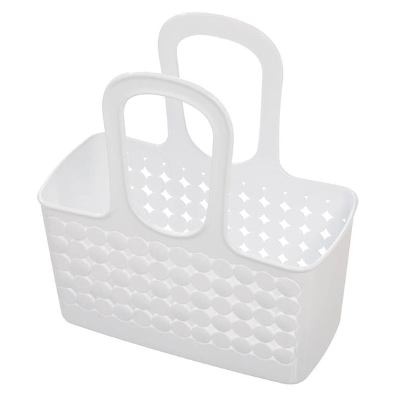 iDesign Orbz Small Tote Portable Shower Caddy with Handle, White N7