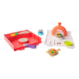 Kinetic Sand 4-Colour SquishPizza Set with Rising Action