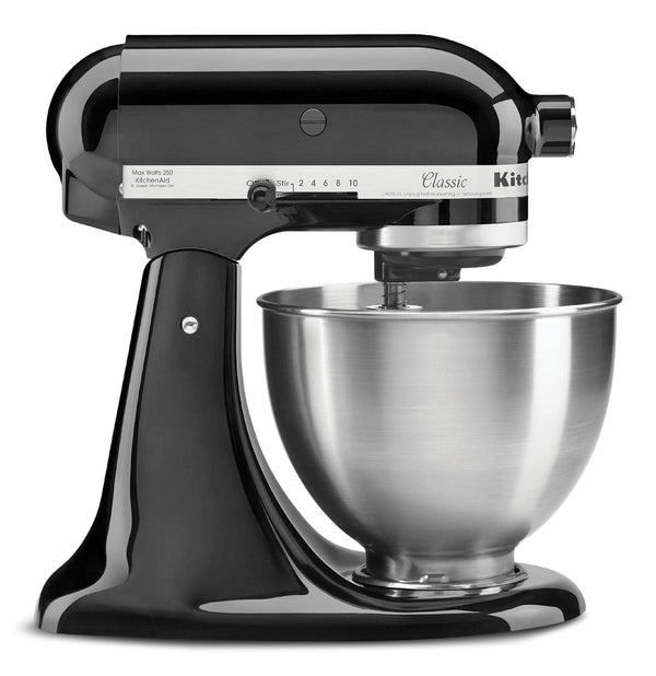 KitchenAid 4.5 Quart Classic Series Tilt-Head Stand Mixer, Onyx Black G3