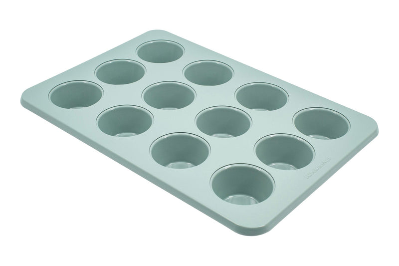 KitchenAid Cardamom Non-Stick Steel Muffin Pan, 12-Cup X8