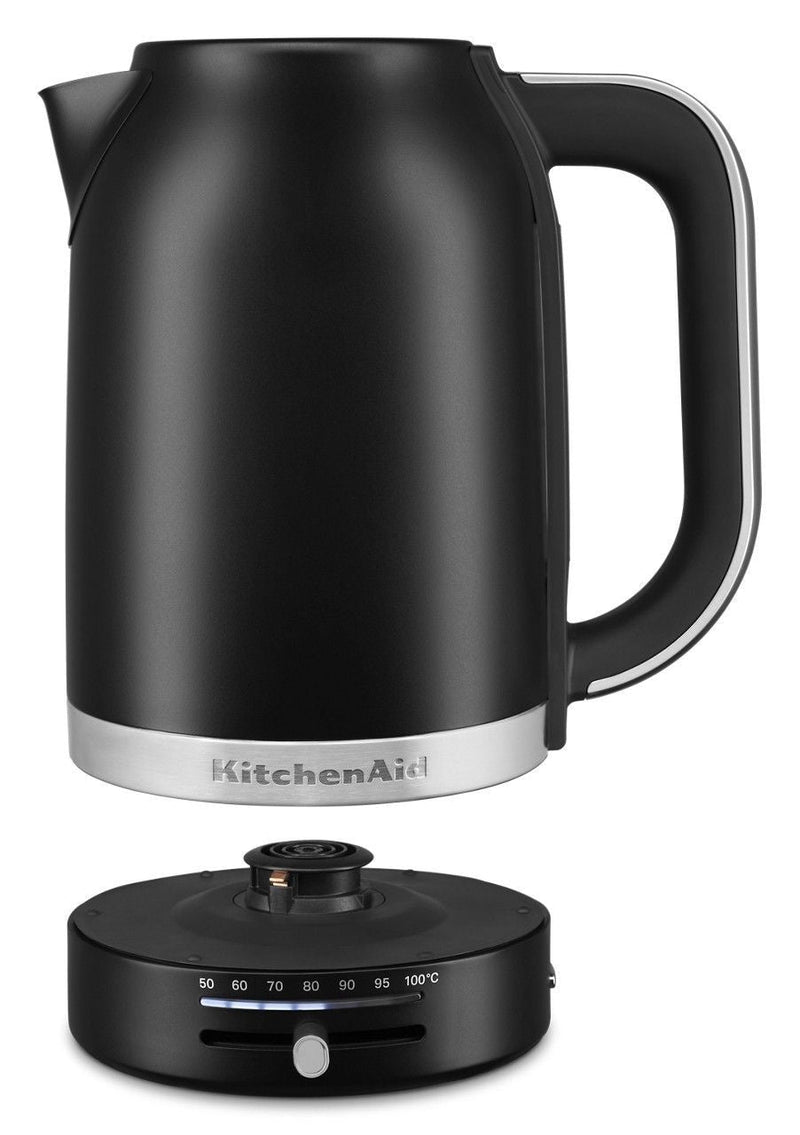 KITCHENAID Electric Kettle with Swivel Base, Matte Black, 1.7-L J2
