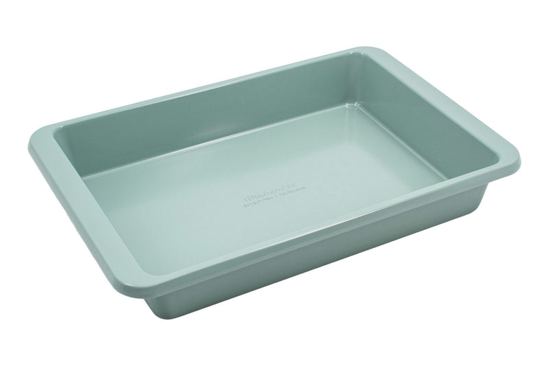 KitchenAid Oblong Cardamom Non-Stick Cake Pan with Handle, 9x13-in J1