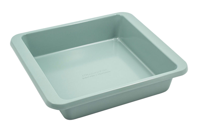 KitchenAid Square Cardamom Non-Stick Steel Cake Pan, 9x9x2-in B5