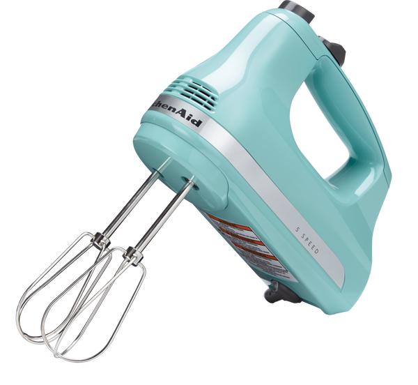 KitchenAid Ultra Power 5-Speeds Hand Mixer with Turbo Beater Aqua Sky Y6
