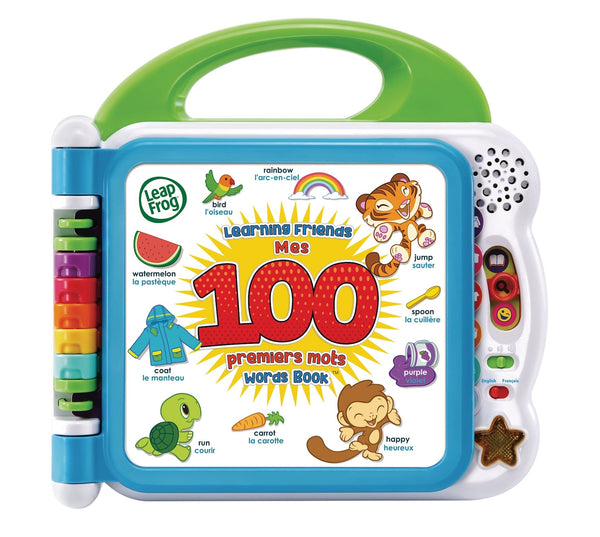 LeapFrog Learning Friends 100 Words Book Play Toy For Toddlers, Bilingual, Ages 18m+ R2