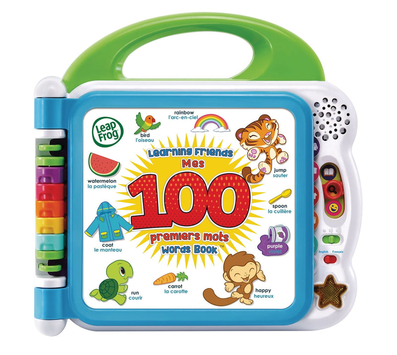 LeapFrog Learning Friends 100 Words Book Play Toy For Toddlers, Bilingual, Ages 18m+ R2