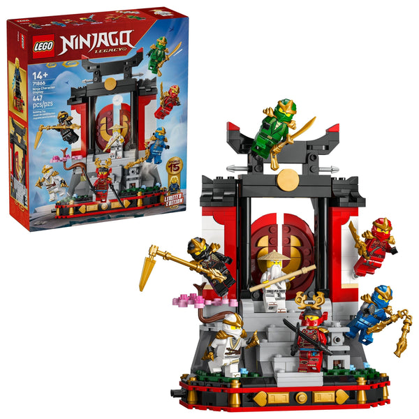 LEGO Ninjago Ninja Character Display 15th Anniversary - 71866, 447-pcs, Ages 14+ Y6
